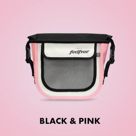 กระเป๋าสะพายกันน้ำ FEELFREE JAZZ 23 สี WHITE / PINK_1